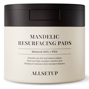 Korean Skincare ALLSETUP AHA + PHA Exfoliating Toner Pads